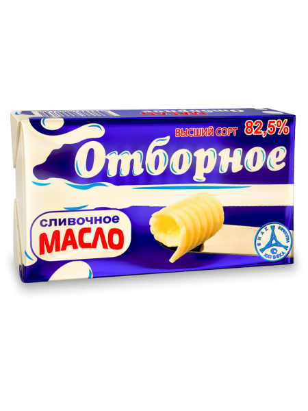 Масло слив отборное 82,5% 170г*27 Масло слив отборное 82,5% 170г*27